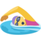 Woman Swimming emoji on Facebook